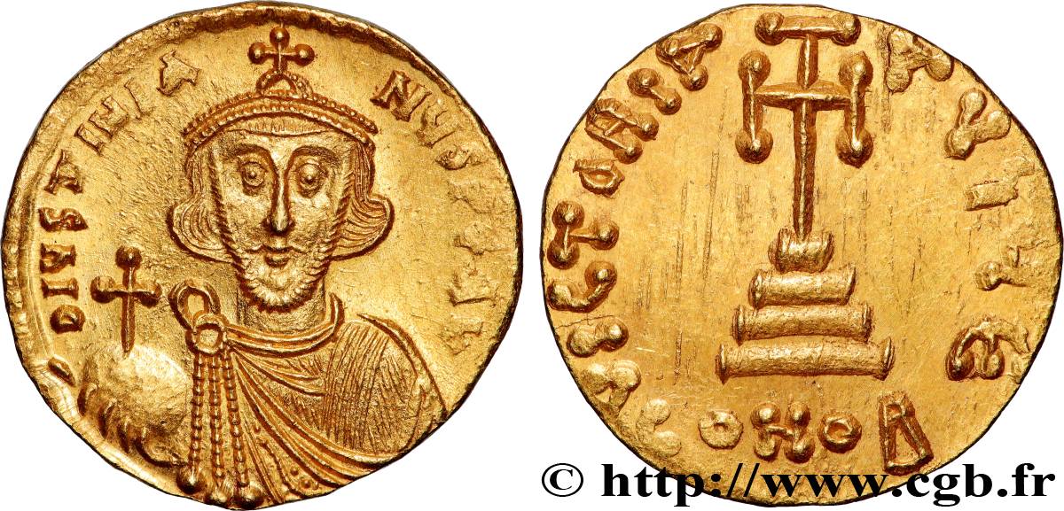 JUSTINIEN II Solidus SPL