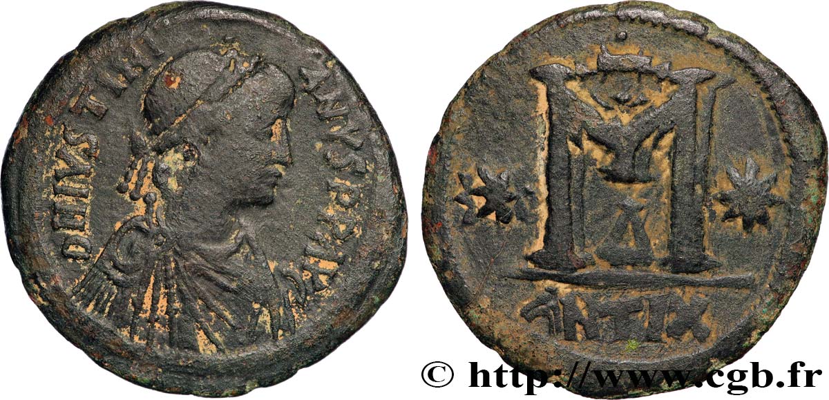 JUSTINIANUS I Follis SS