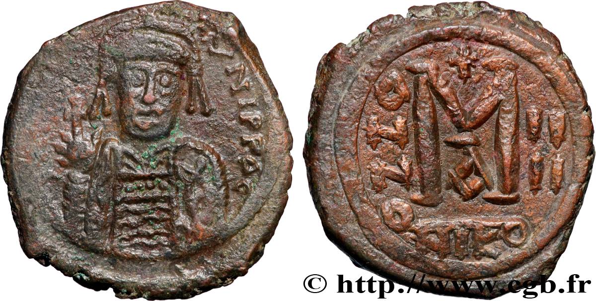 TIBERIUS II CONSTANTINE Follis AU