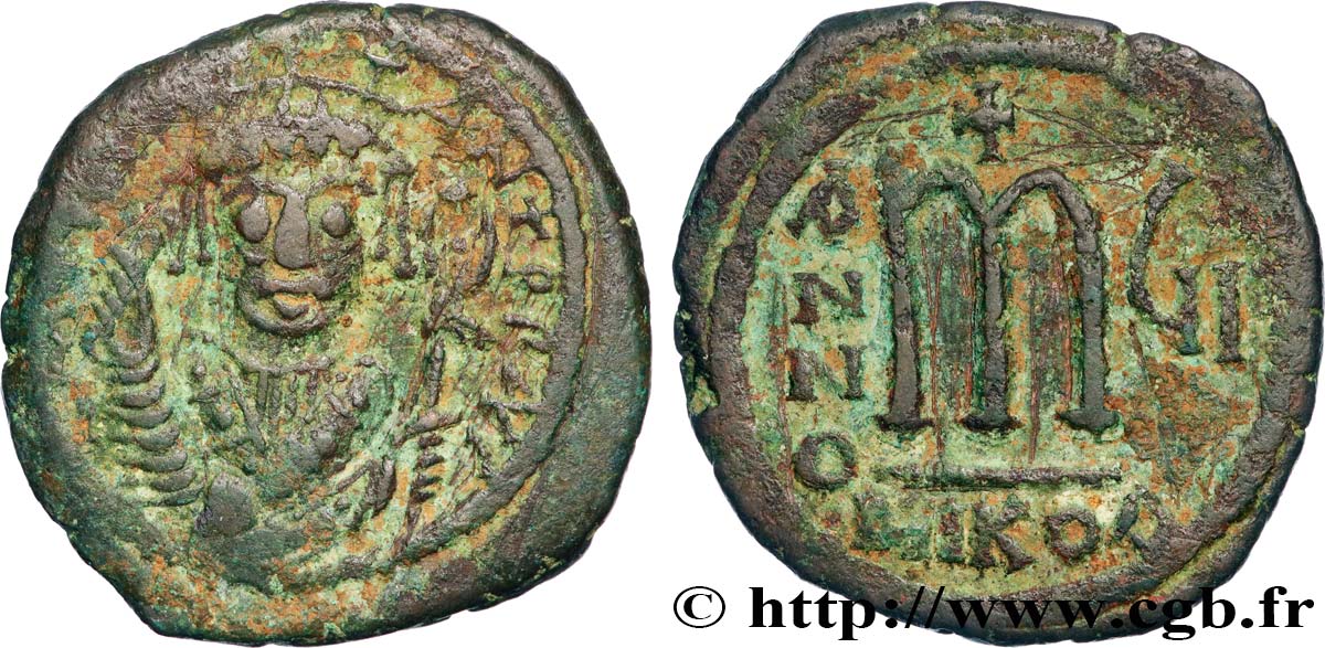 TIBERIUS II CONSTANTINE Follis AU