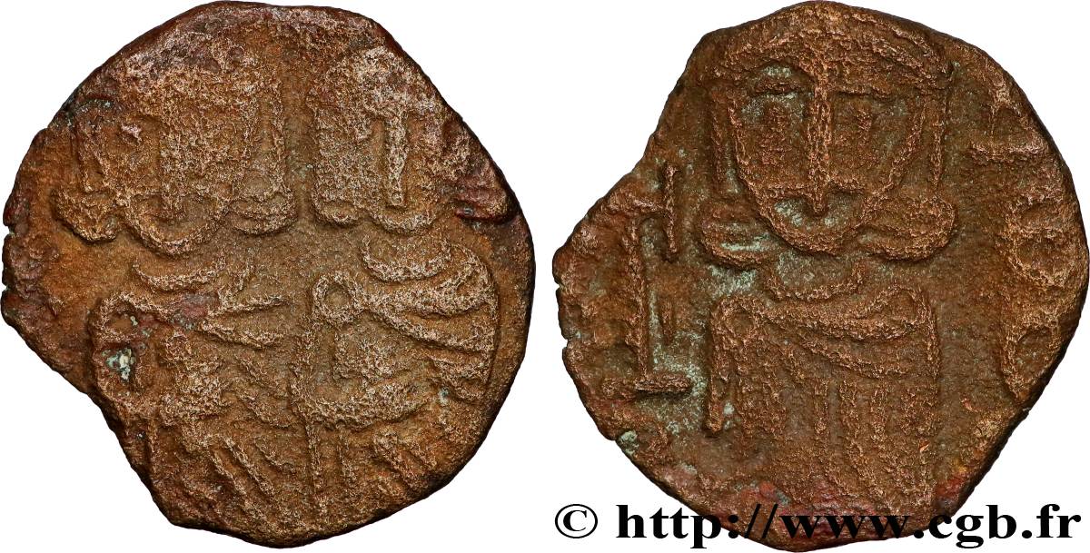 CONSTANTINUS V und LEO IV Follis SS