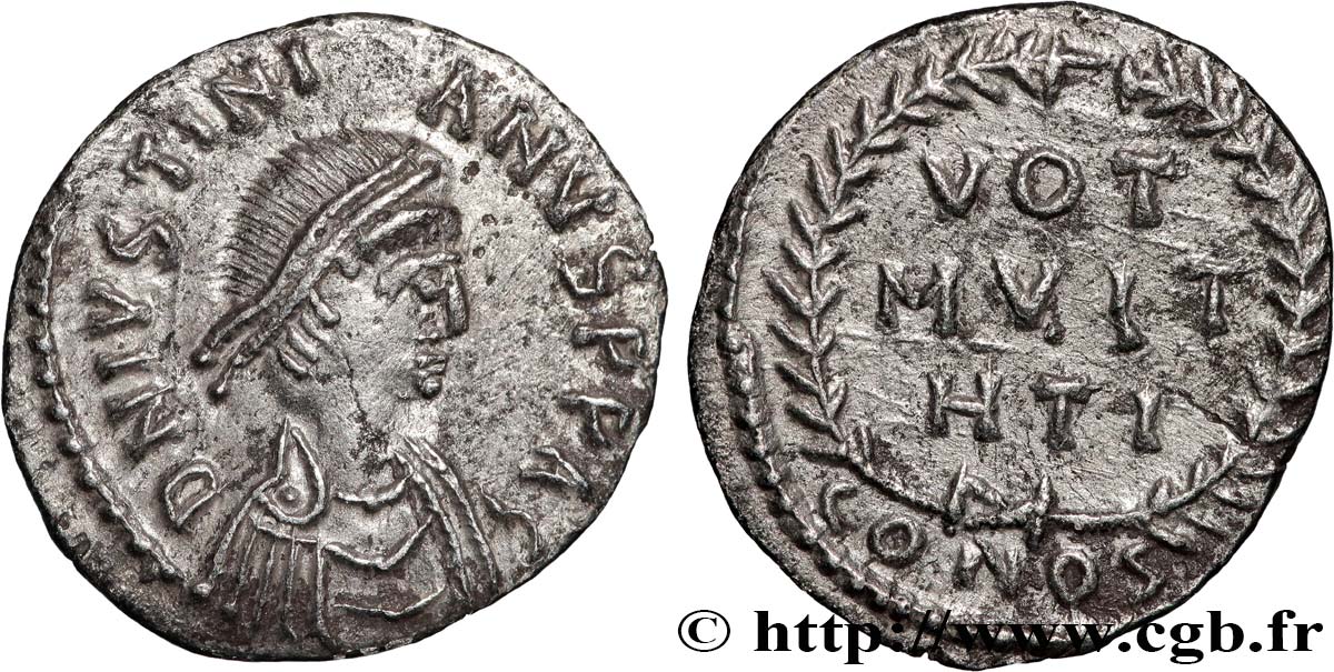 JUSTINIANUS I Silique 1er type VZ