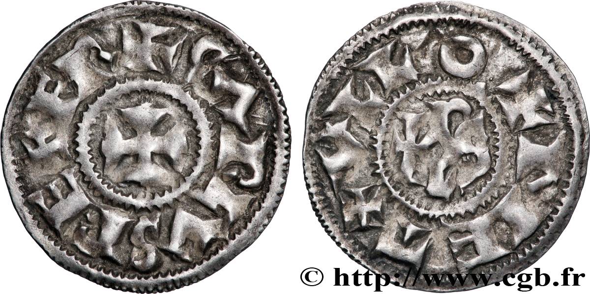 CHARLES II LE CHAUVE Denier TTB/TTB+