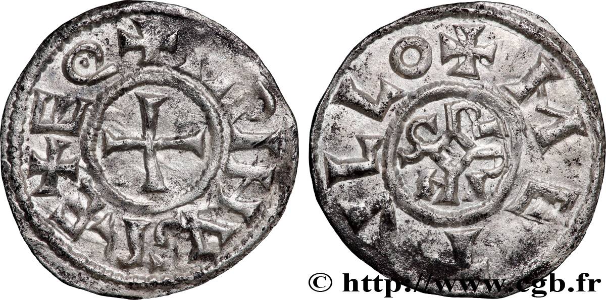 PÉPIN II D&nbsp;AQUITAINE Denier fVZ