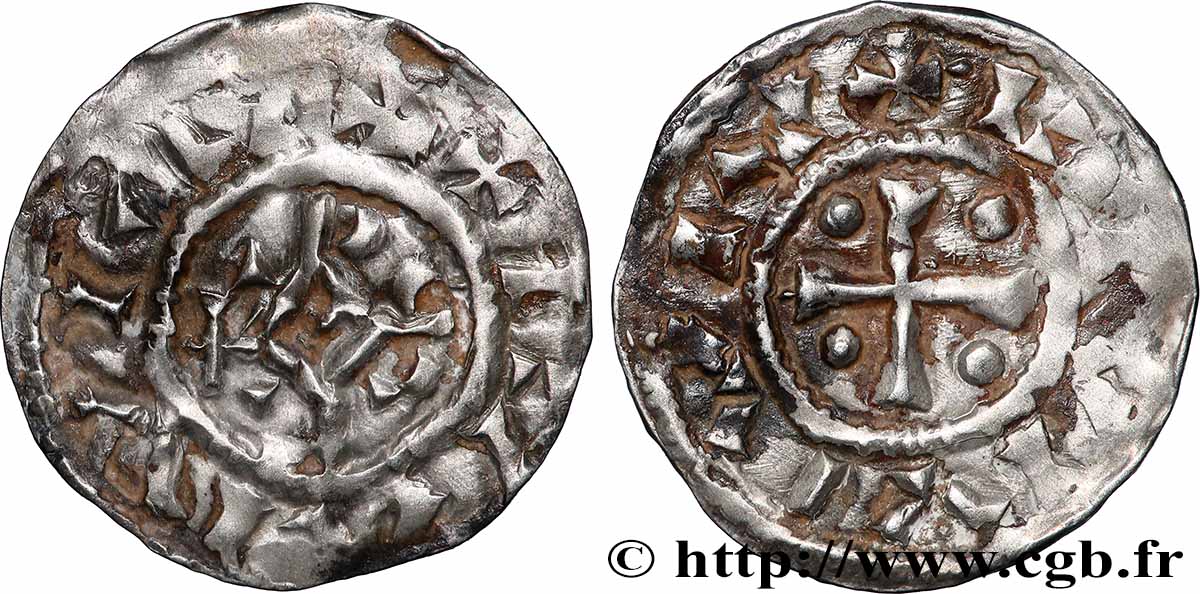 CARLO IL CALVO Denier q.BB