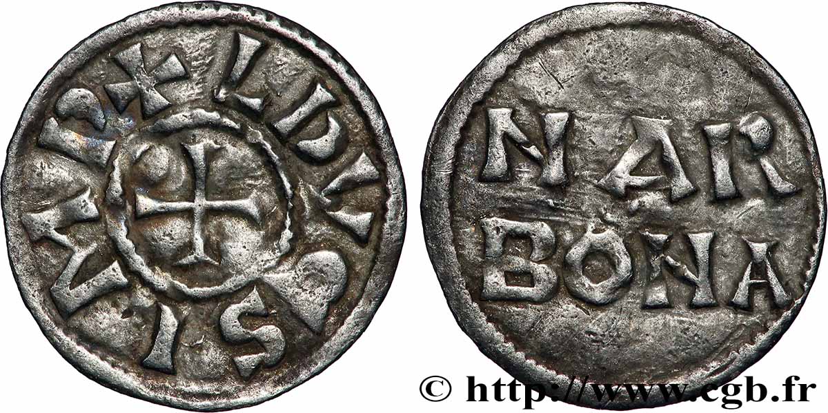 LOUIS THE PIOUS Obole VF/XF
