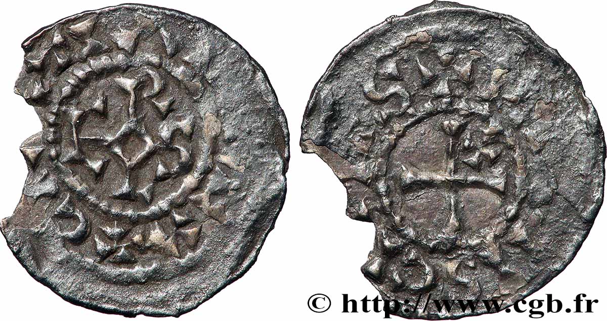 CHARLES III THE SIMPLE Obole XF/VF