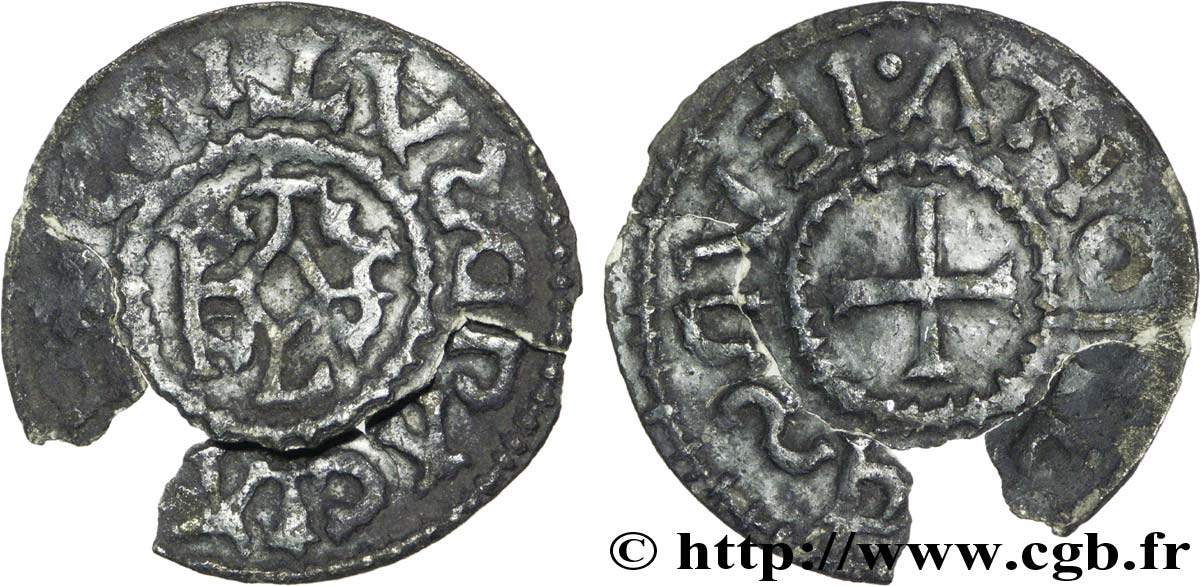 CHARLES THE BALD AND COINAGE IN HIS NAME Denier G