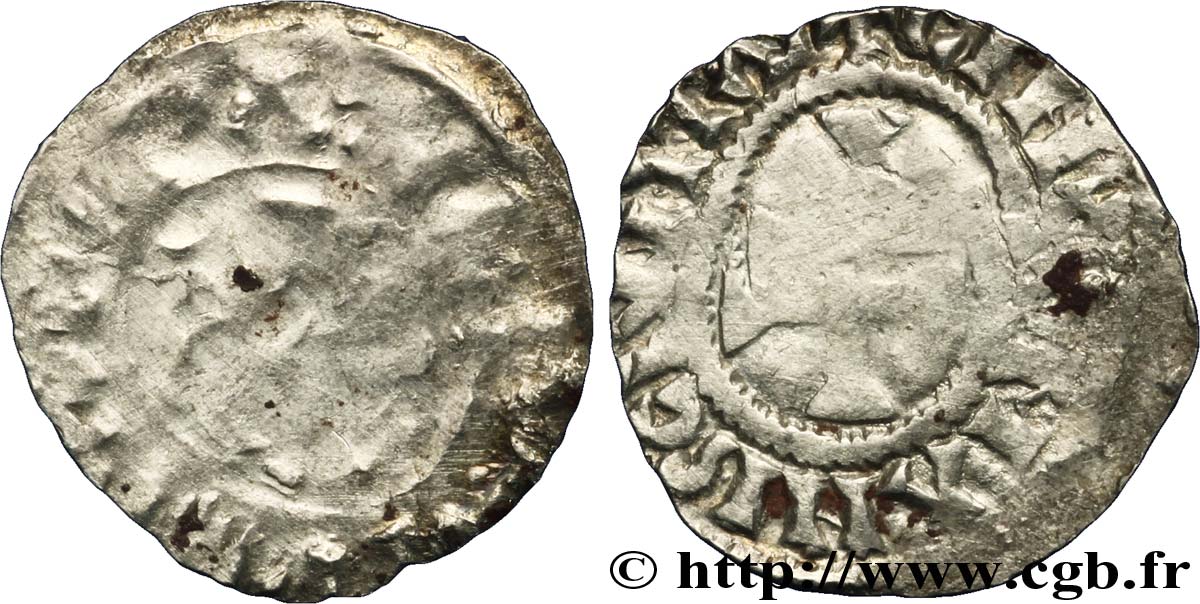 CHARLES THE BALD AND COINAGE IN HIS NAME Denier F/VF