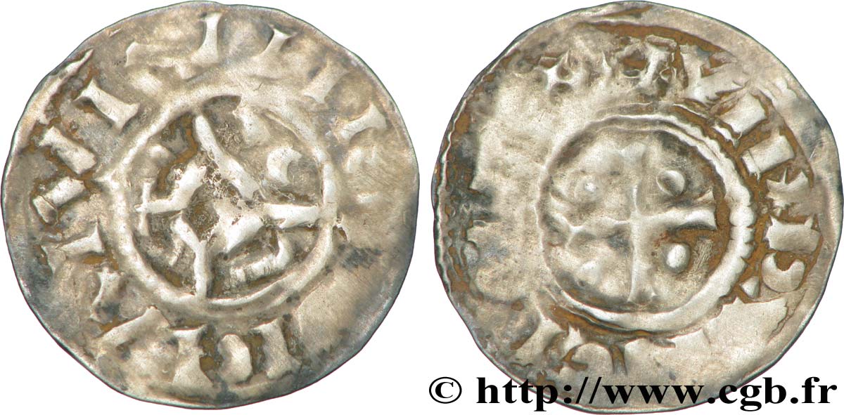 KARL III AND COINAGE AT IS NAME Denier S