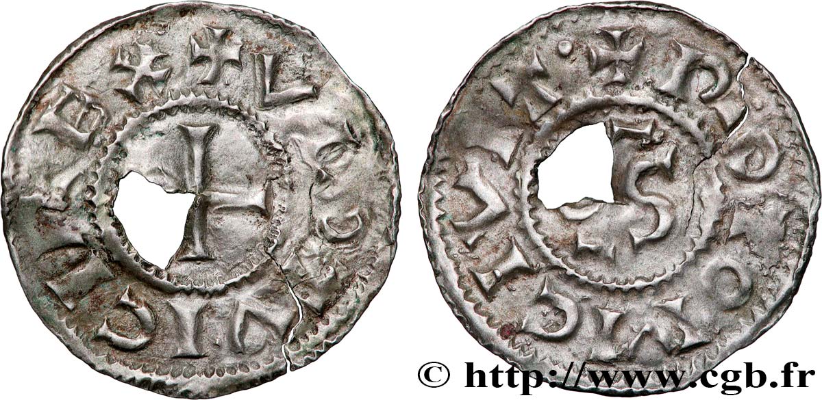 LOUIS IV D OUTREMER Denier B