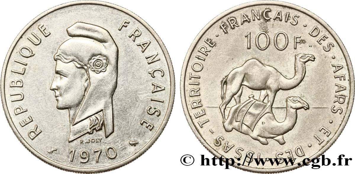 DJIBOUTI - Territoire français des AFARS et des ISSAS 100 Francs 1970 PARIS SUP 