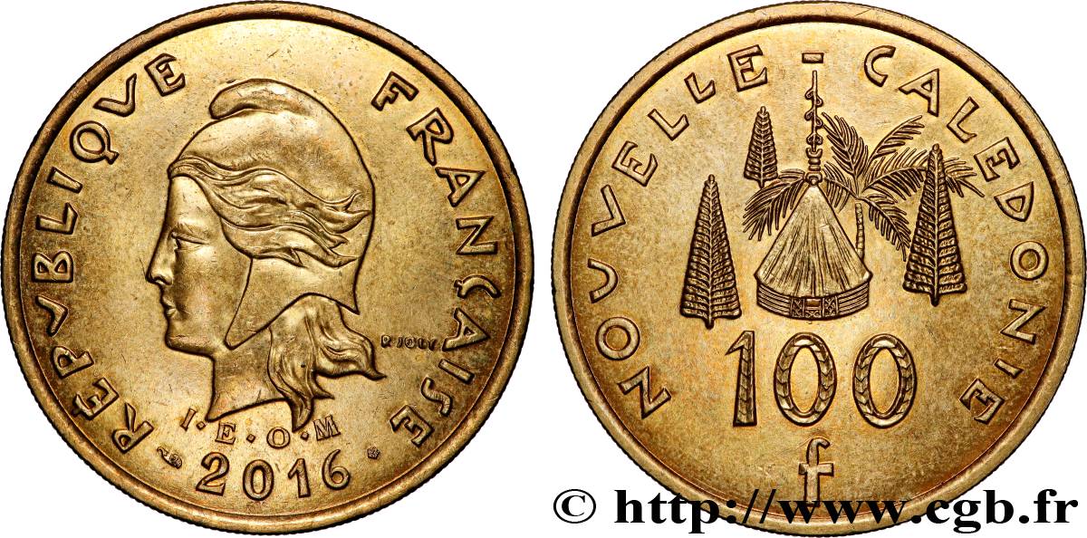 NUOVA CALEDONIA 100 Francs I.E.O.M. 2016 Paris SPL 
