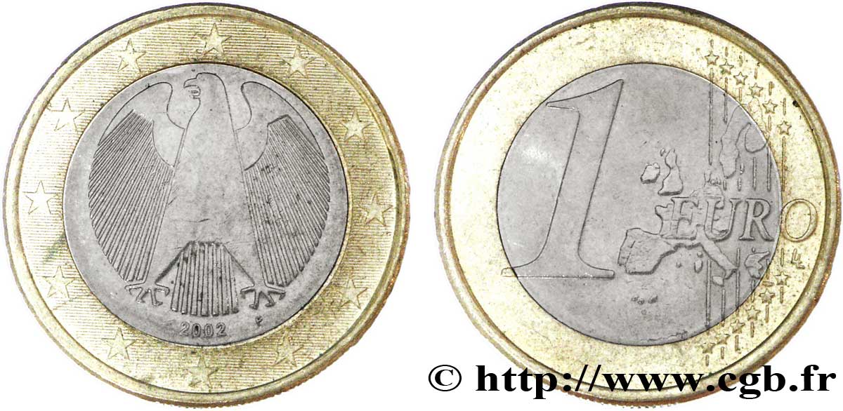 Piece De 1 Euros Avec Aigle Valeur