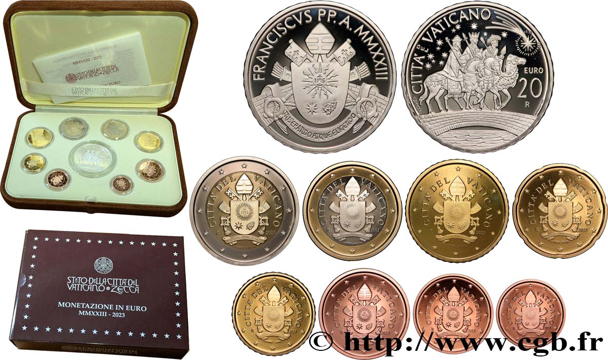 VATICAN Coffret Euro BELLE EPREUVE 2023 Proof set