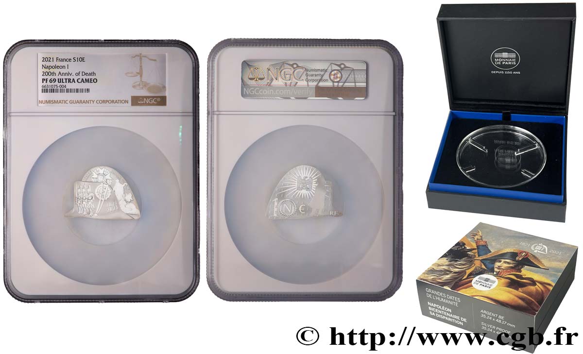 FRANCE Belle Epreuve 10 Euro NAPOLÉON 2021 BE69