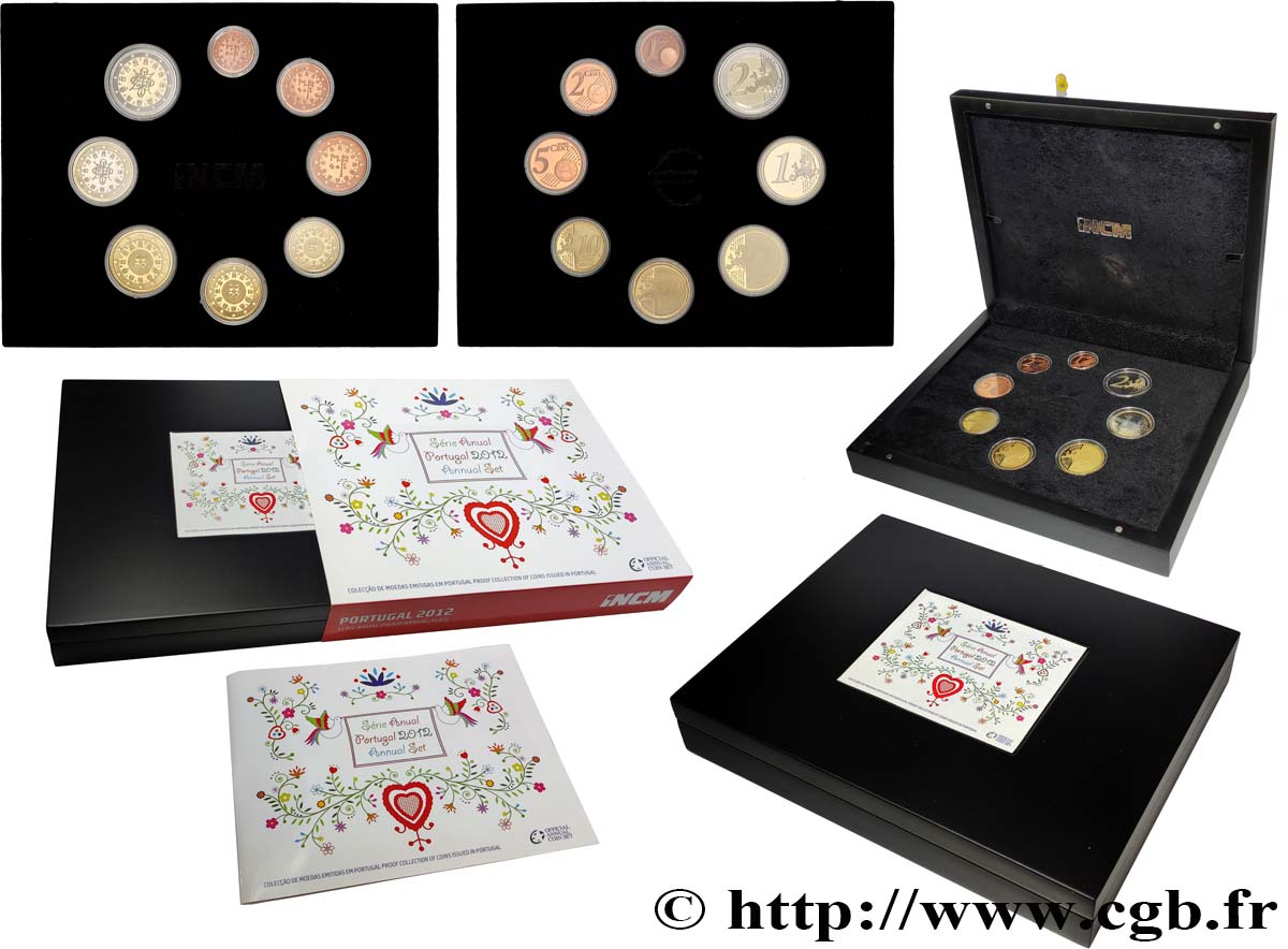 PORTUGAL COFFRET Euro BELLE ÉPREUVE 2012 Lisbonne