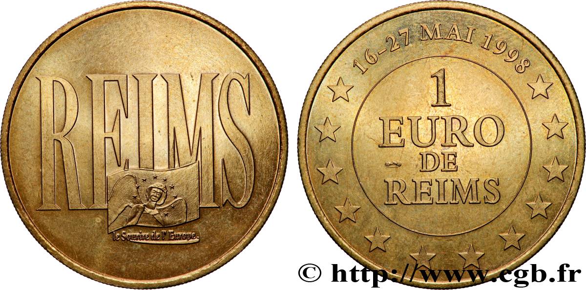 FRANCIA 1 Euro de Reims (16 - 27 mai 1998) 1998 MS