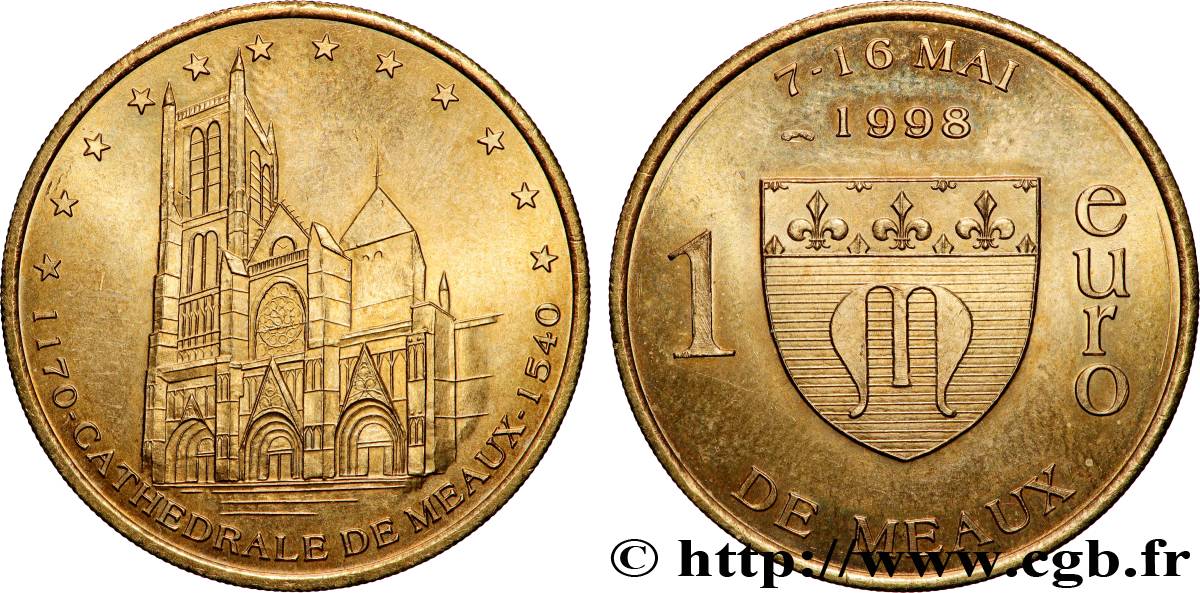 FRANCIA 1 Euro de Meaux (7 - 16 mai 1998) 1998 SC