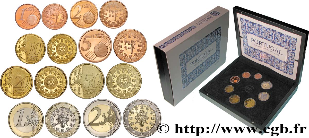 PORTUGAL COFFRET Euro BELLE ÉPREUVE 2009 Lisbonne