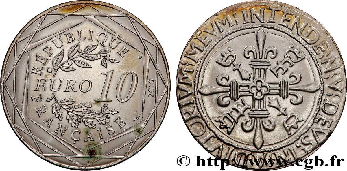 FRANCE 10 EURO LES TEMPLIERS 2019 MS
