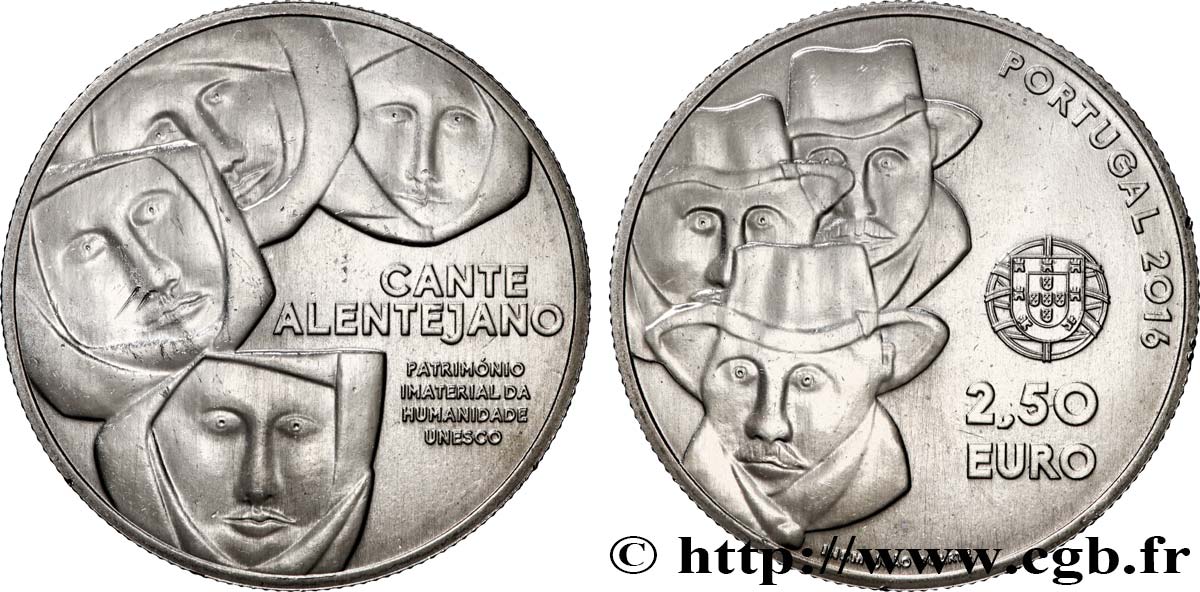 PORTUGAL 2,5 Euro COLCHAS DE CASTELO BRANCO 2015