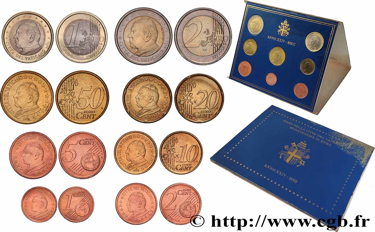 VATICAN SÉRIE Euro BRILLANT UNIVERSEL 2002 BU