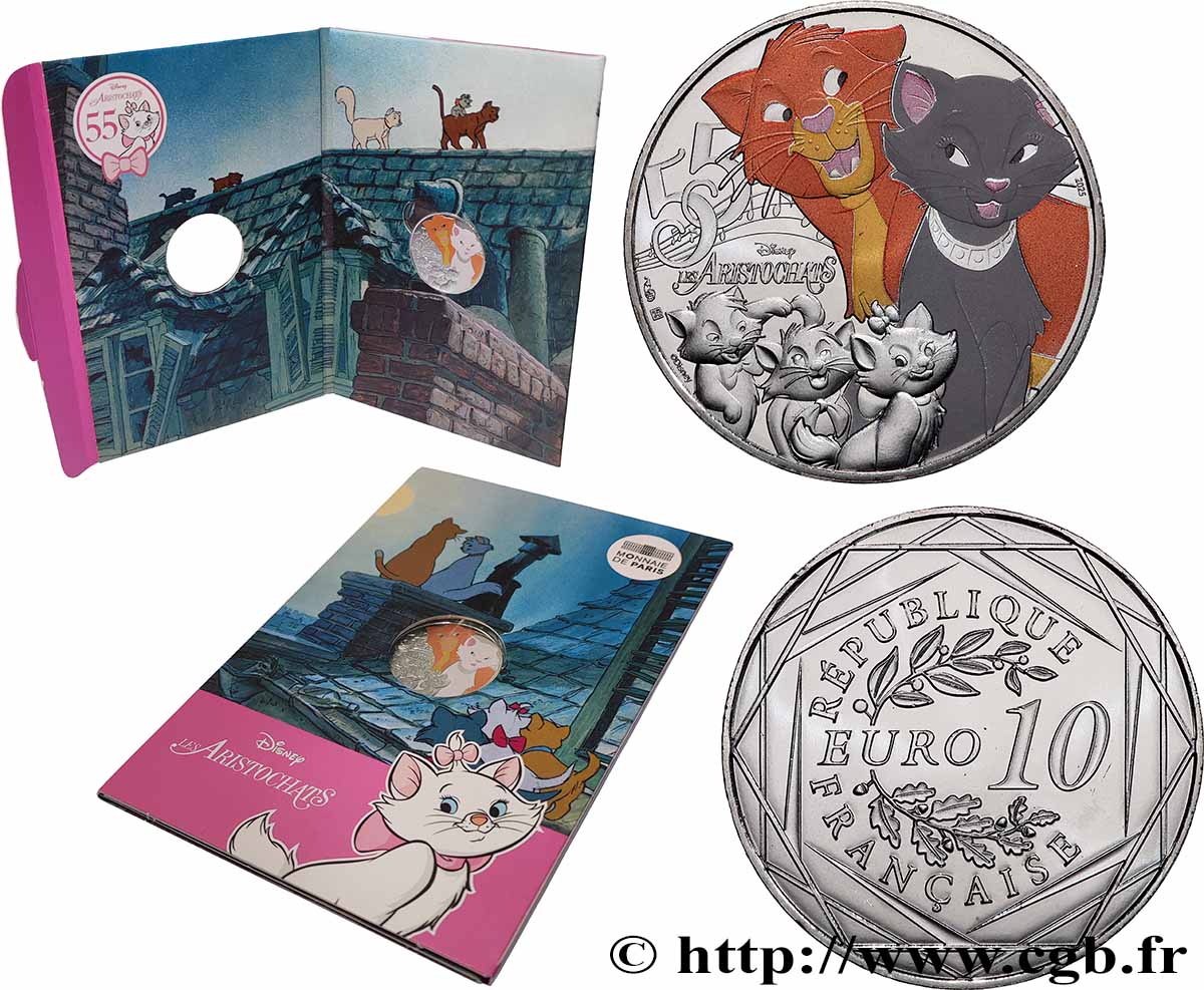 FRANCE 10 Euro LES ARISTOCHATS 2025 BU