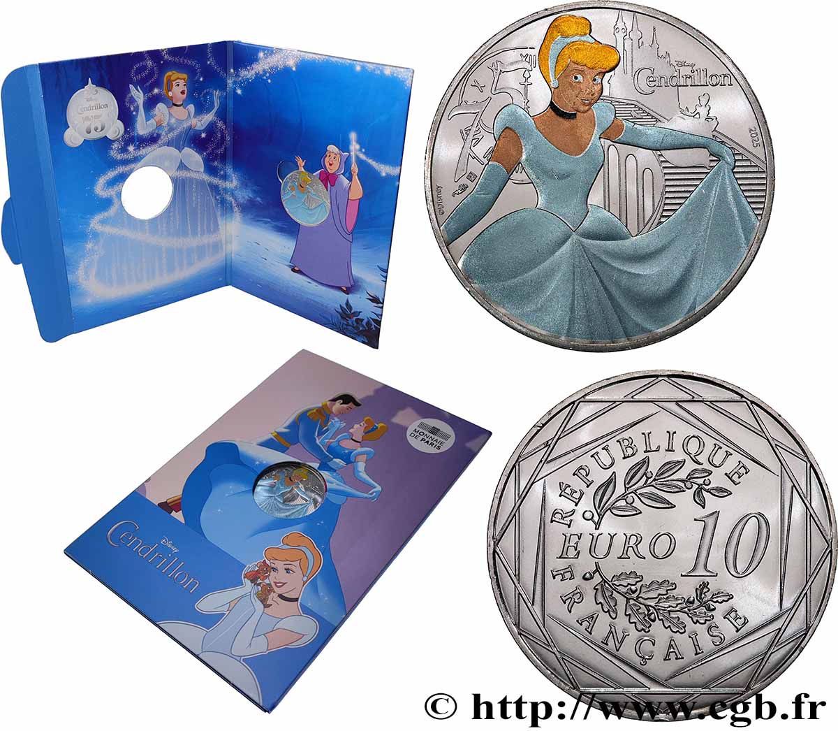 FRANCE 10 Euro CENDRILLON 2025 BU