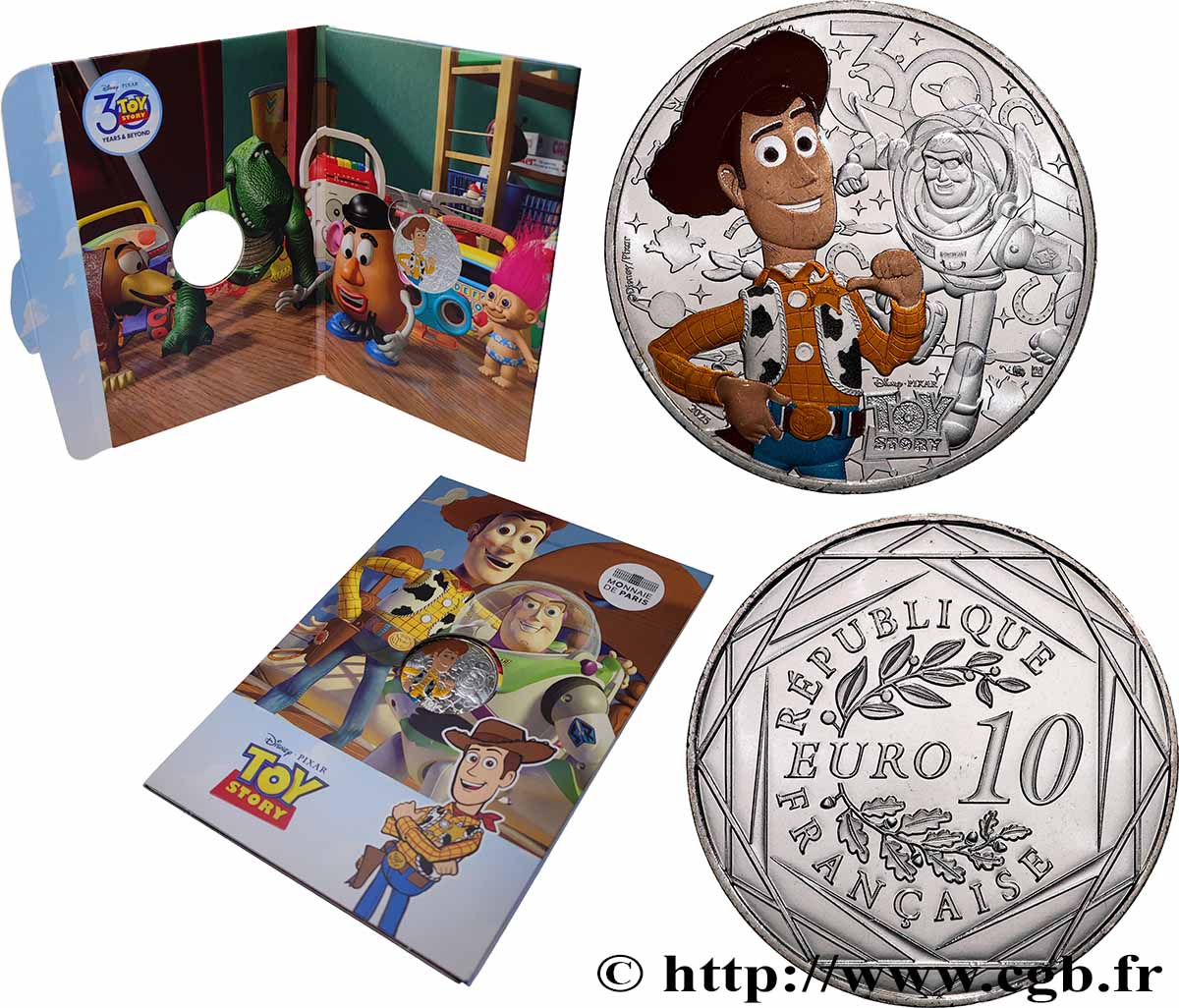 FRANCE 10 Euro TOY STORY 2025 BU