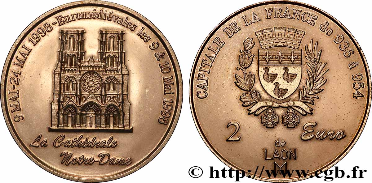 FRANCE 2 Euro de Laon (9 - 24 mai 1998) 1998 SUP