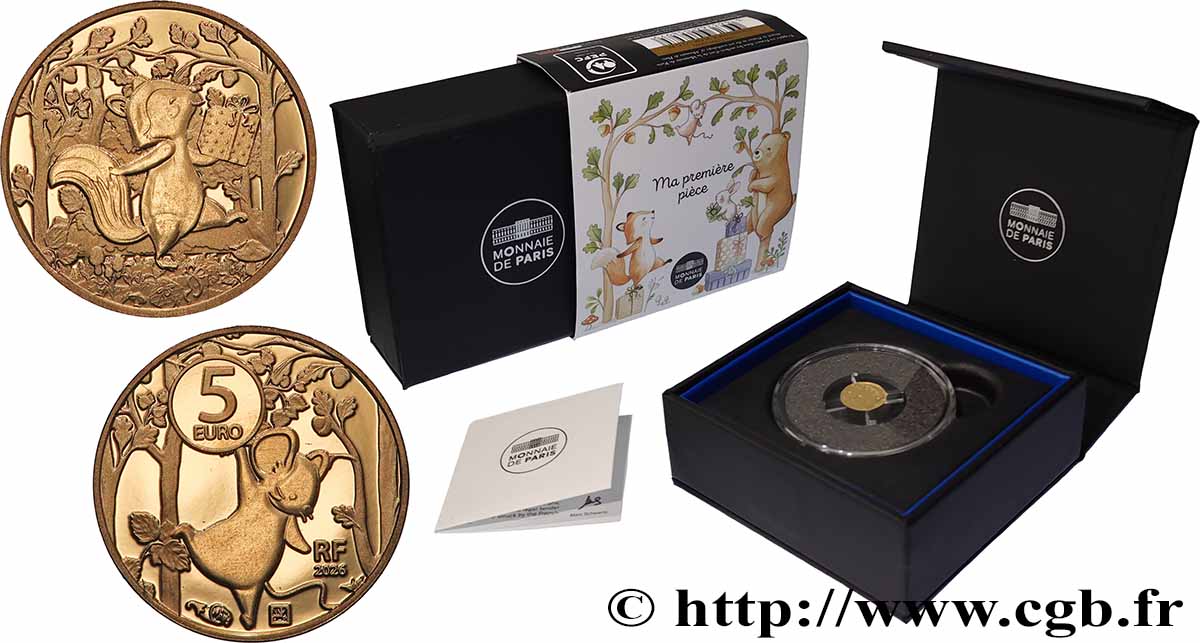 FRANKREICH Belle Épreuve 5 Euro NAISSANCE - MA PREMIÈRE PIÈCE 2026