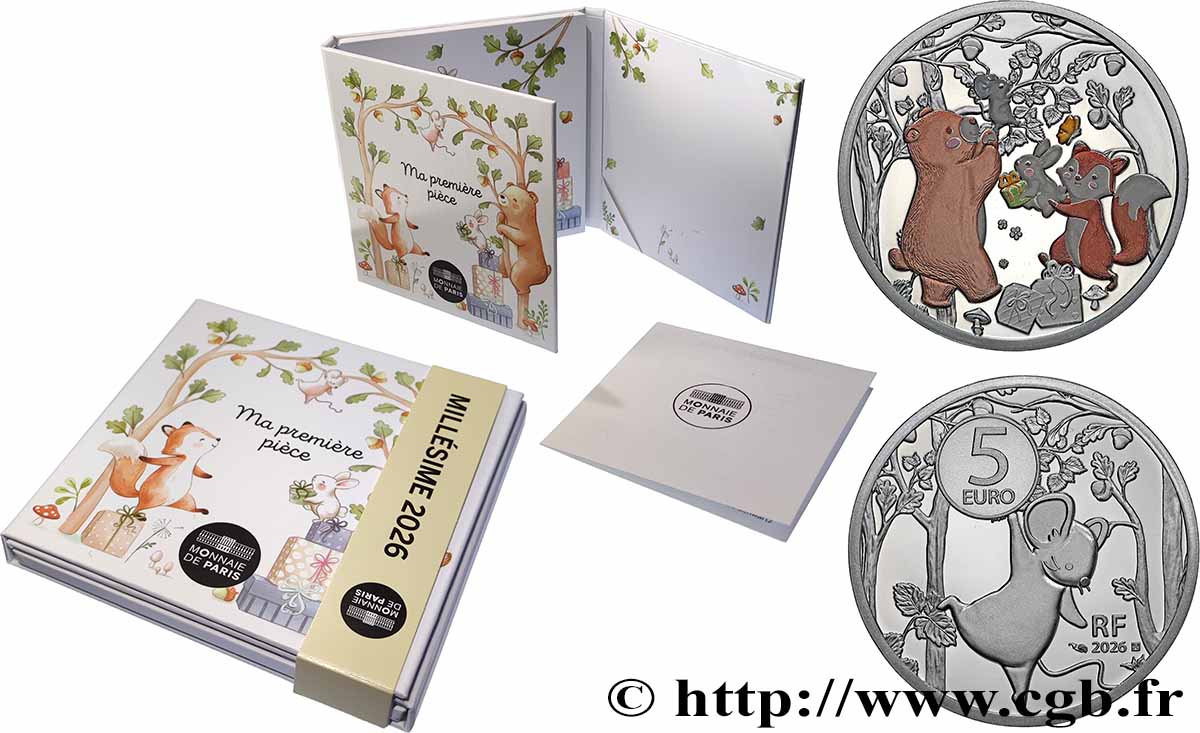 FRANKREICH BELLE EPREUVE 5 Euro NAISSANCE - MA PREMIÈRE PIÈCE 2026