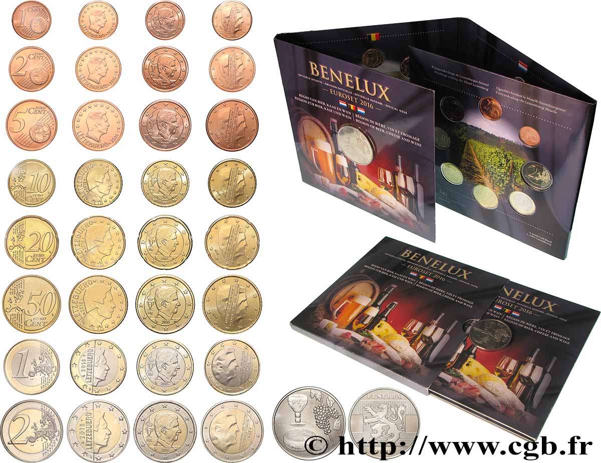 BENELUX SÉRIE Euro BRILLANT UNIVERSEL - BENELUX 2016 BU