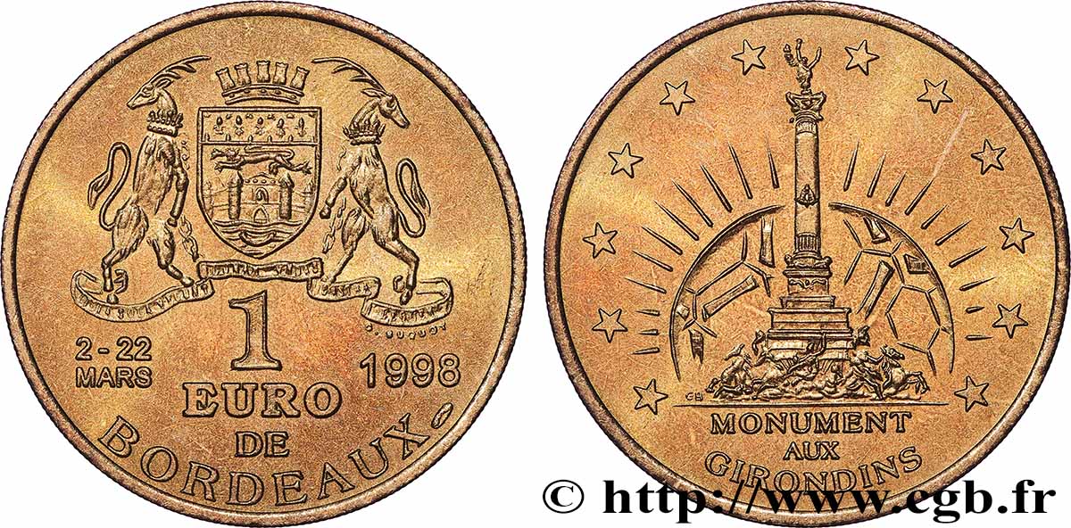 FRANCE 1 Euro de Bordeaux (2 - 22 mars 1998) 1998 SUP