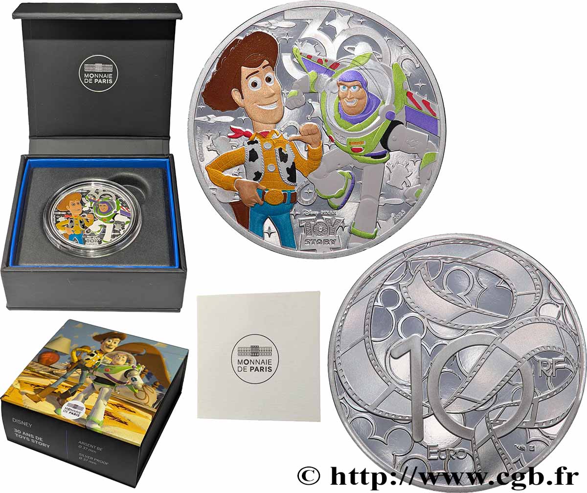 FRANCE BELLE EPREUVE 10 Euro TOYS STORY 2025 BE