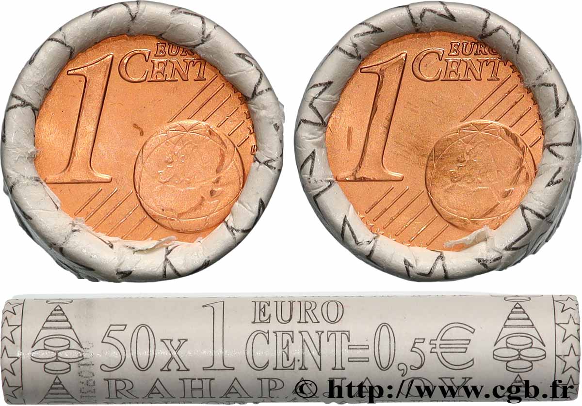 FINLANDIA Rouleau 50 x 1 Cent LION HÉRALDIQUE n.d. MS
