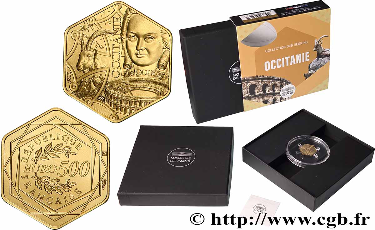 FRANCE 500 Euro RÉGIONS - OCCITANIE 2026 BU