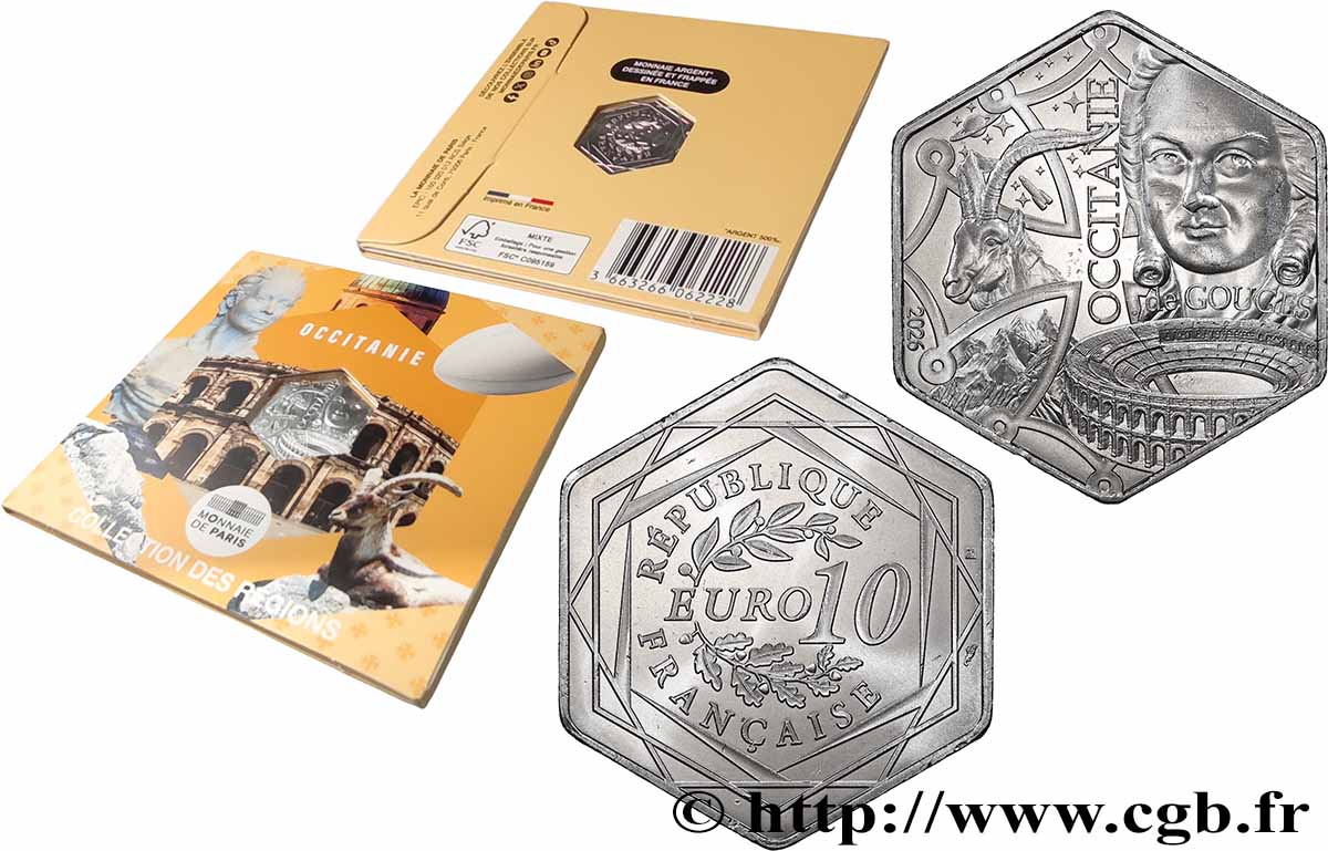FRANCE 10 Euro RÉGIONS - OCCITANIE 2026 FDC