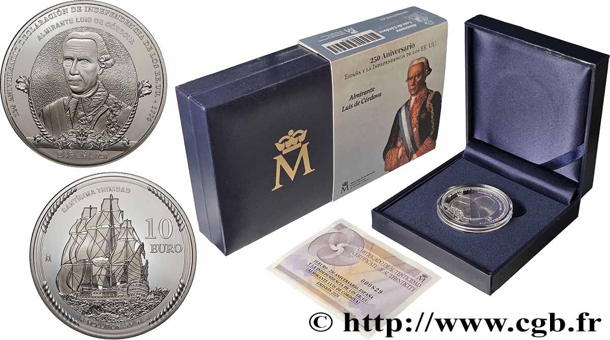 SPAIN BELLE EPREUVE 10 Euro LUIS DE CORDOVA 2026 Proof set