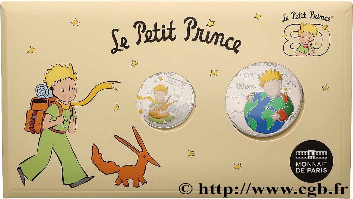 FRANCE 50 et 10 Euro 80 ANS DU PETIT PRINCE 2026 FDC