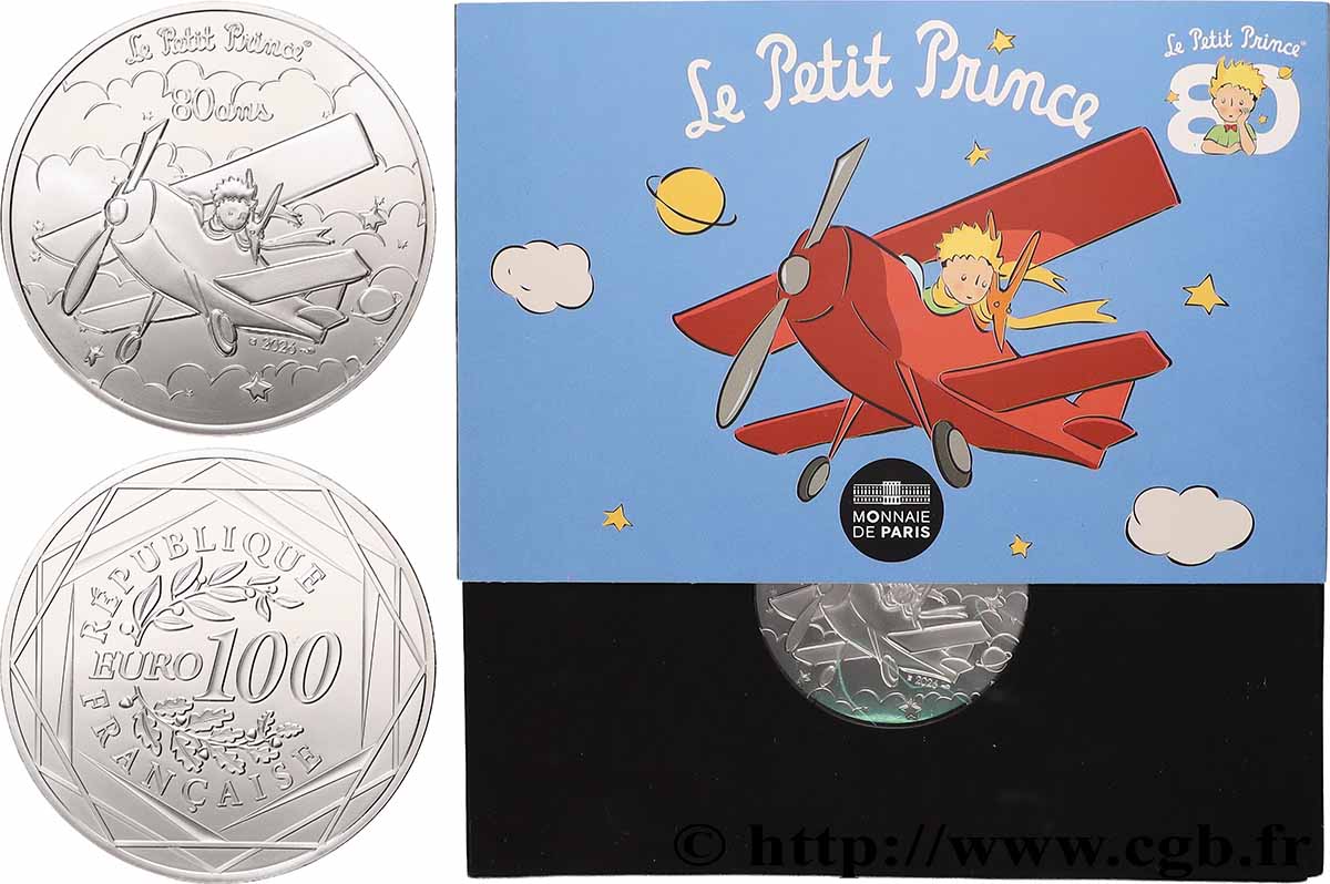FRANCE 100 Euro - 80 ANS DU PETIT PRINCE 2026 BU