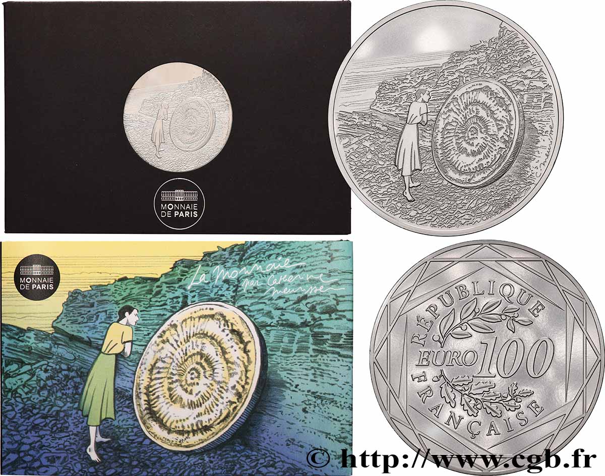 FRANCE 100 Euro - CATHERINE MEURISSE 2026 BU