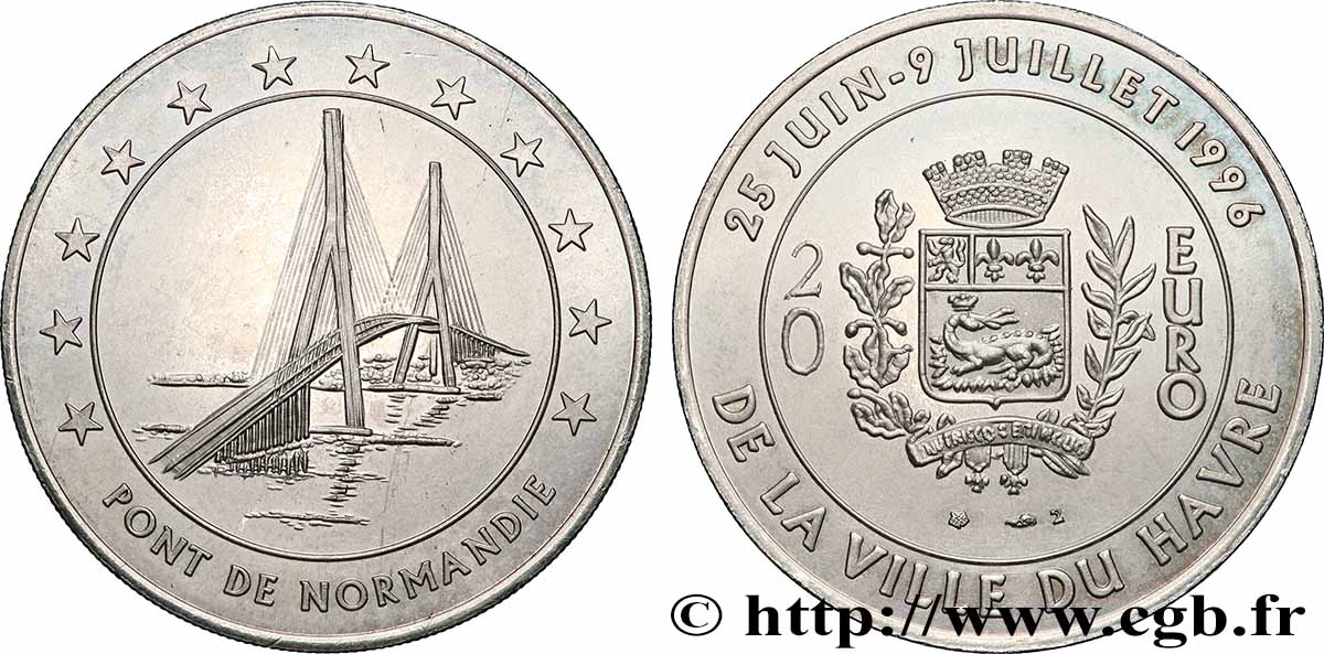 FRANCE 20 Euro du Havre (25 Juin - 9 Juillet 1996) 1996 SPL