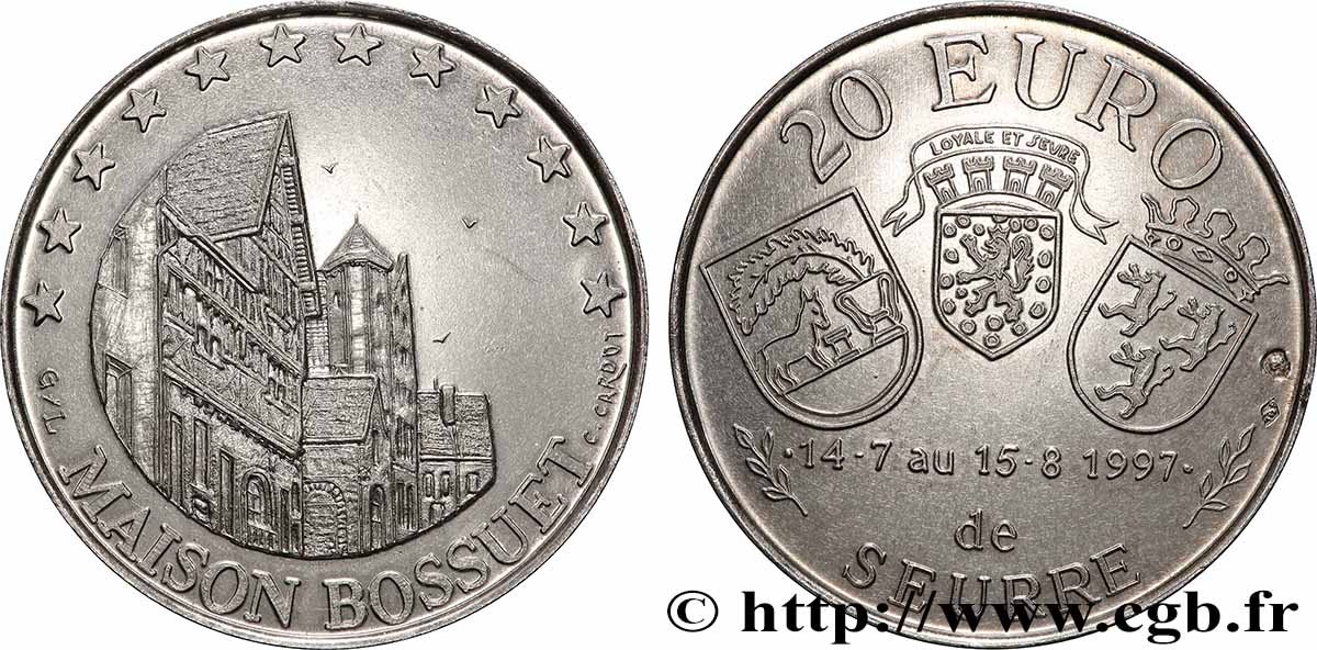 FRANCE 20 Euro de Seurre (14 juillet - 15 août 1997) 1997 SUP