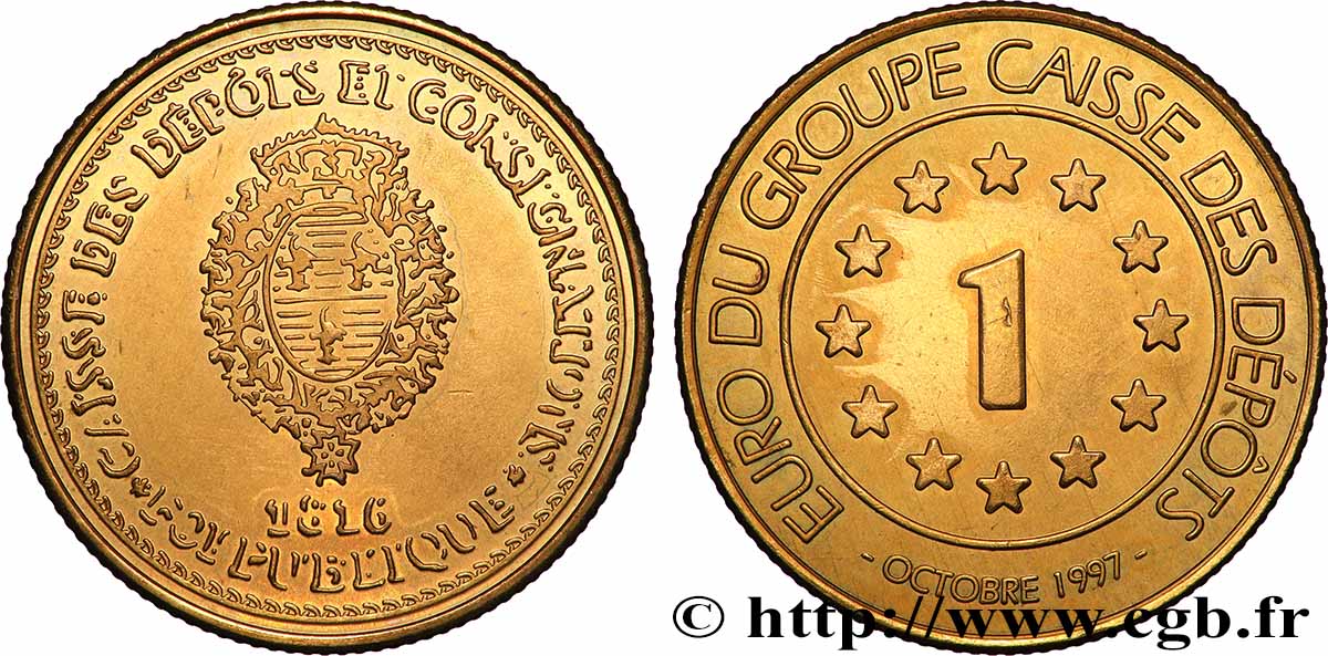 FRANCE 1 Euro du groupe Caisse des dépôts 1997 SPL
