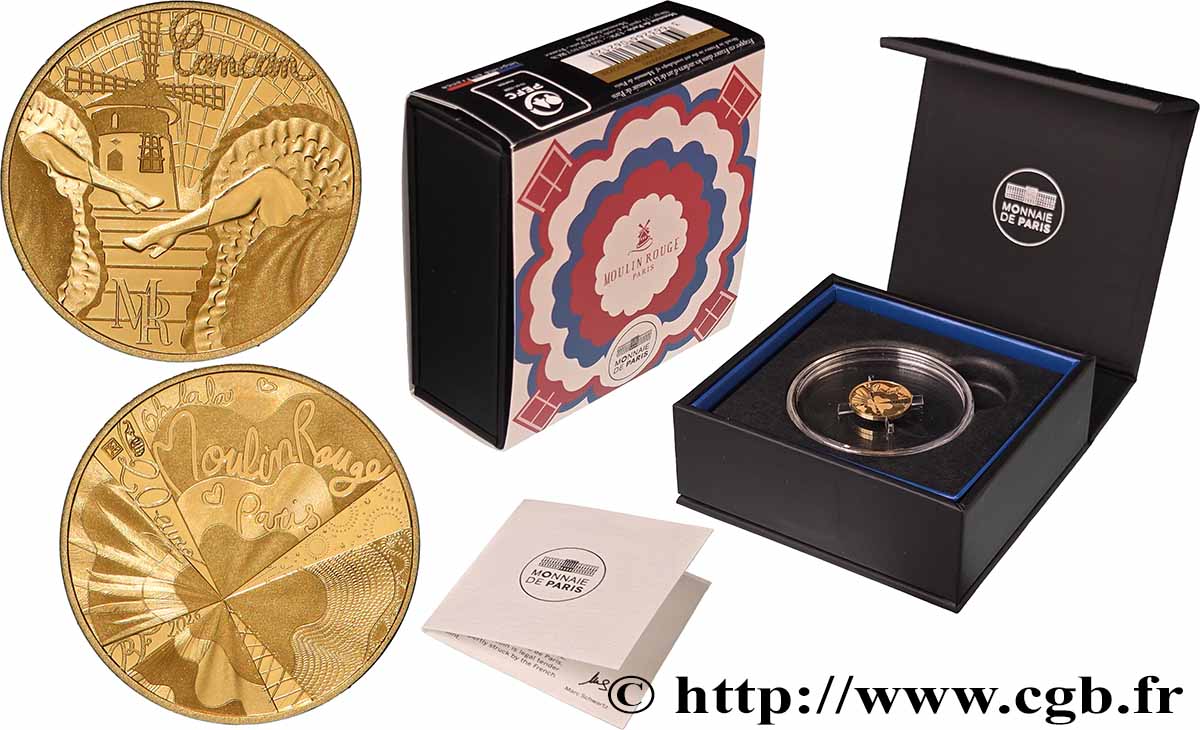 FRANCE BELLE EPREUVE 20 Euro (1/10 oz) MOULIN ROUGE 2026 BE