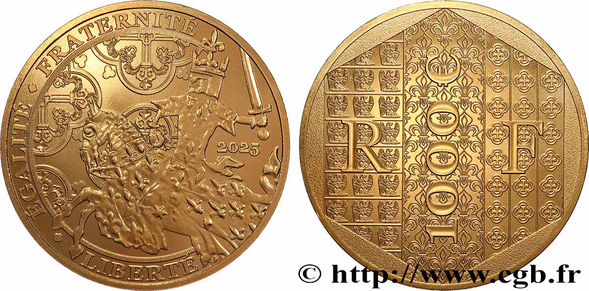 FRANKREICH 1000 Euro LE FRANC A CHEVAL 2025