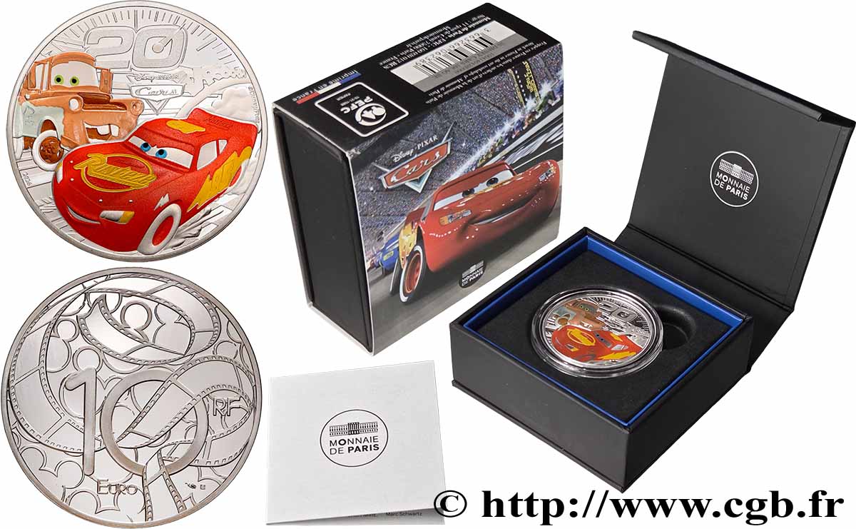 FRANCE BELLE EPREUVE 10 Euro CARS 2026 Proof set