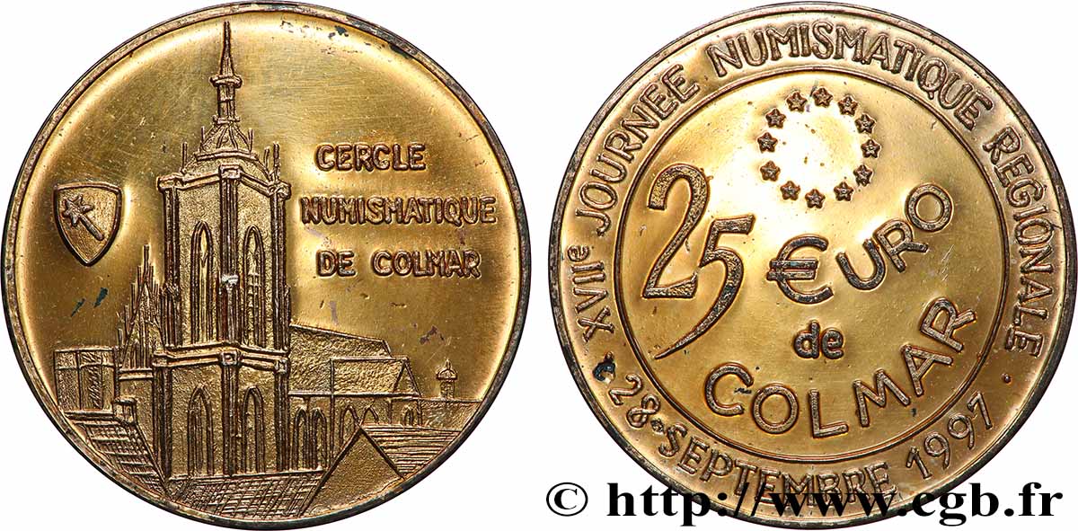 FRANCE 25 Euro de Colmar (28 septembre 1997) 1997 MS